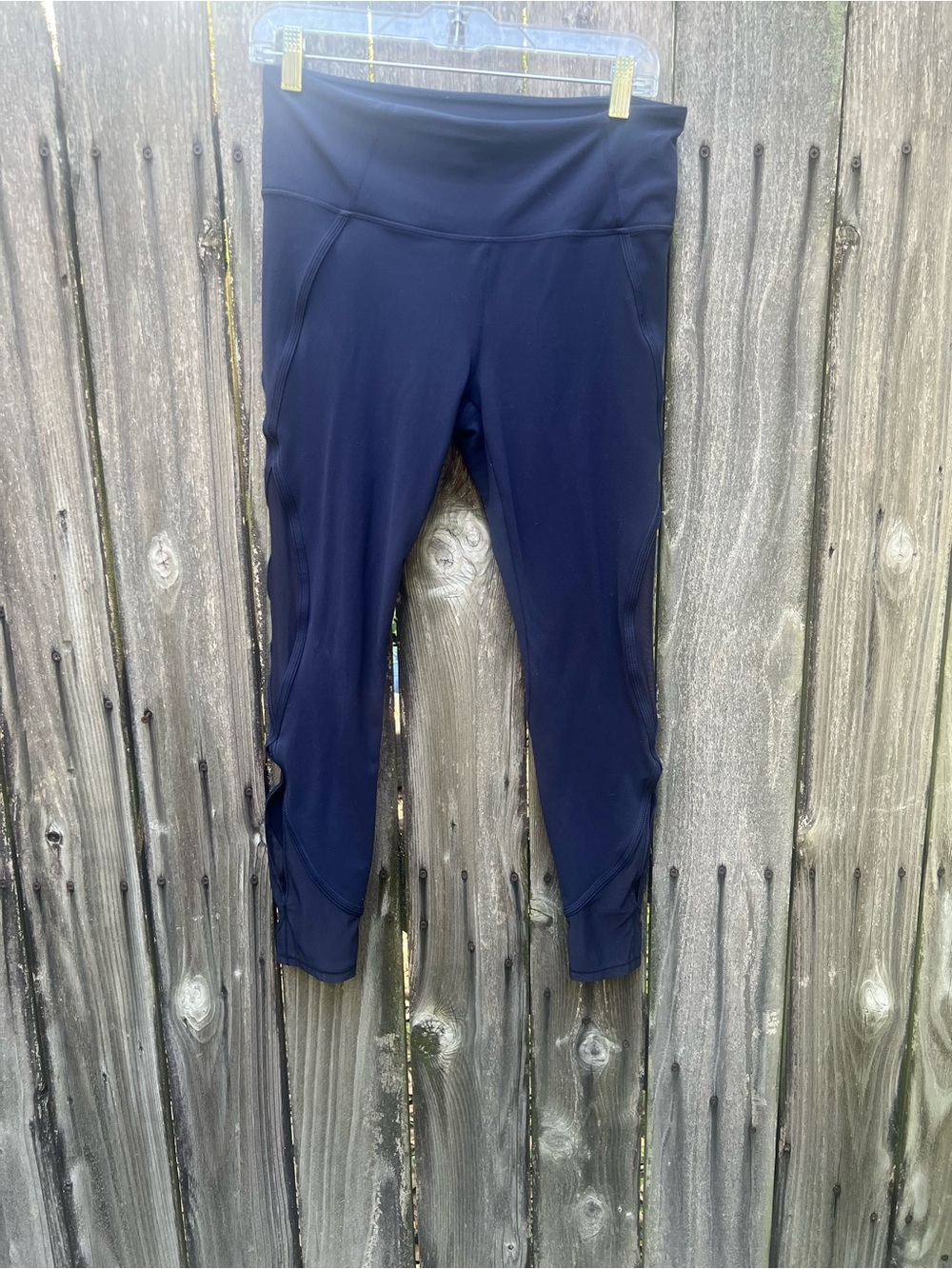 Athleta Navy Performance Leggings - Deep Blue